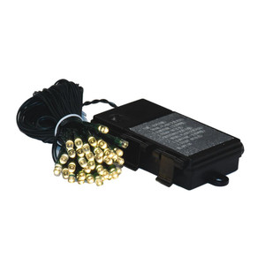 Vickerman X16G236 Outdoor Warm White Battery Christmas Lights w/ Timer 