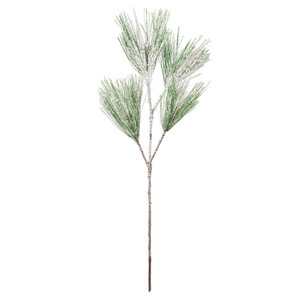 Vickerman FNT220125 25" Snow Pine Needle Spray 3/Bag 