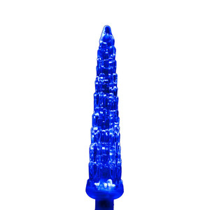 Vickerman XICE712 5" LED Blue Icicle Bulb E12 .96W 