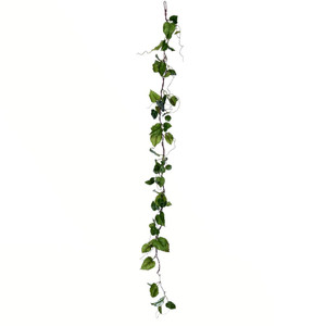Vickerman FV196756 - 4.67 ft Green Hop Leaf Christmas Garland - Unlit