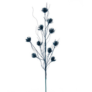 Vickerman QG224432 - 30 in. Baby Blue Mini Flower Glitter Artificial Spray - 6 Pack