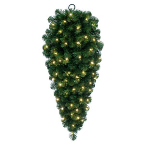 Vickerman G125437LED - 36" Grand Teton Teardrop Wreath with Warm White LED Lights