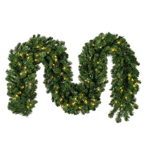 Vickerman G125518LED 9ft Grand Teton Garland with LED Lights