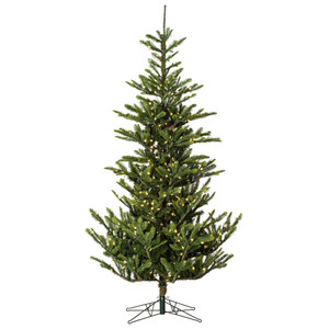 Vickerman G160286LED - 10 ft Alberta Spruce Prelit Warm White LED Christmas Tree