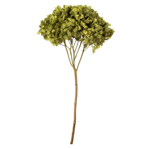  Vickerman H1HYD125 15" Antique Moss Hydrangea Stem 