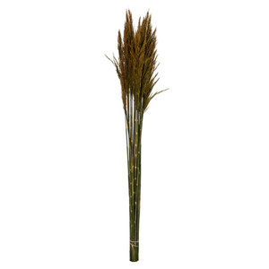  Vickerman H1PLR725 36" Aspen Gold Plume Reed Bundle 7oz 