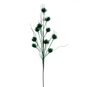 Vickerman QG224444 - 30 in. Seafoam Mini Flower Glitter Artificial Spray - 6 Pack