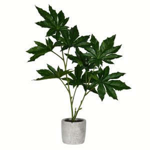 Vickerman FV197317 17" Green Potted Papaya 
