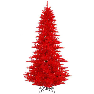Vickerman K161345 - 4.5 ft Red Fir Unlit Christmas Tree