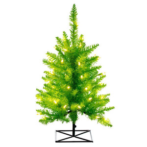 Vickerman K162631LED 3ft Lime Fir Christmas Tree with Lights