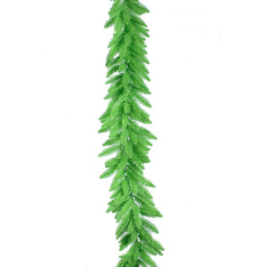 Vickerman K162715LED 9ft Lime Garland with LED Lights