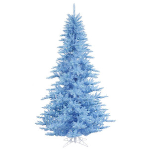Vickerman K164266LED - 6.5 ft Sky Blue Fir Prelit Sky Blue LED Christmas Tree