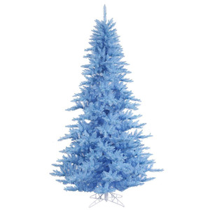 Vickerman K164275 - 7.5 ft Sky Blue Fir Unlit Christmas Tree
