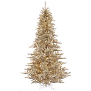 Vickerman K166346LED - 4.5 ft Champagne Fir Prelit Warm White LED Christmas Tree
