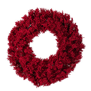 Vickerman K168130 - 30" Flocked Red Fir Wreath 