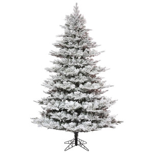  Vickerman K173375 7.5' x 60" Flocked Kiana Pine Full 2653T 