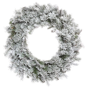 Vickerman K173547 - 48" Flocked Kiana Wreath