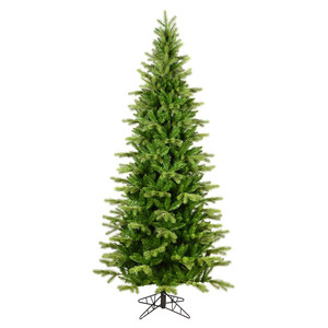 Vickerman K186155 - 5.5 ft Balsam Spruce Slim Unlit Christmas Tree
