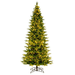 Vickerman K186293LEDCC - 12 ft Balsam Spruce Slim Prelit Color Changing LED Christmas Tree