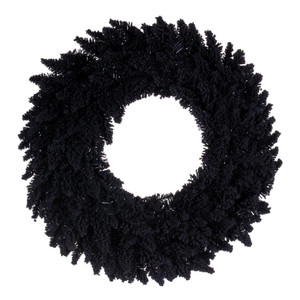 Vickerman K221730 - 30" Flocked Black Fir Wreath