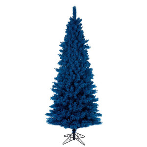 Vickerman K223180 9' x 46" Flocked Turquoise Slim 1651T