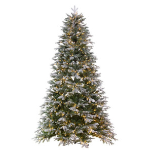 Vickerman K224681LED - 9 ft Frosted Douglas Prelit Warm White LED Christmas Tree