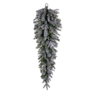 Vickerman K224846 - 48" Frosted Douglas Fir Teardrop Wreath