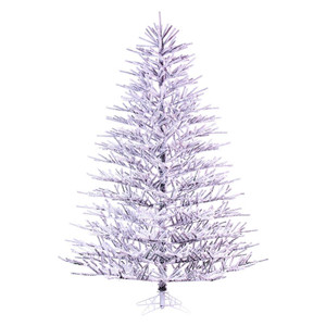  Vickerman K226155 5.5' x 52" Flocked Pistol Pine 755T 