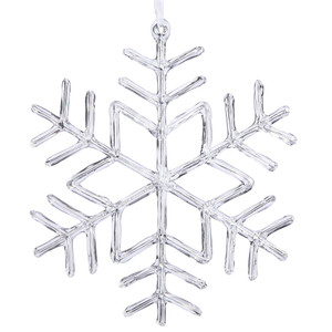 Vickerman M110209 9" Clear Acrylic Snowflake