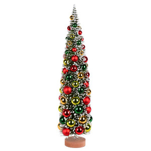Vickerman LS203424 - 24 in Frosted Green w/Balls Unlit Christmas Tree