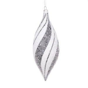 Vickerman MT2213770 7" White Black Swirl Shuttle 4/Bag