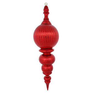 Vickerman M162803 28" Red Shiny Finial
