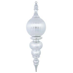 Vickerman M162807 28" Silver Shiny Finial
