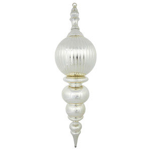 Vickerman M162838 - 28 inch Champagne Shiny Finial Christmas Ornament