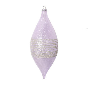Vickerman MT222766 7" Light Purple Shuttle Ornament 4/bag
