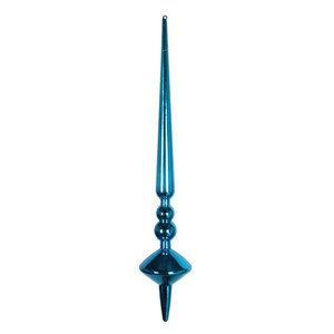 Vickerman M183312S 12" Turquoise Shiny Cupola Finial 3/Bag
