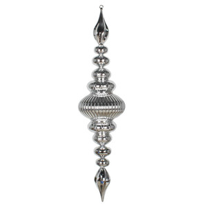Vickerman M183807 41" Silver Shiny Finial Ornament