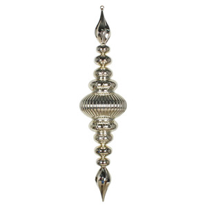  Vickerman M183838 41" Champagne Shiny Finial Ornament 