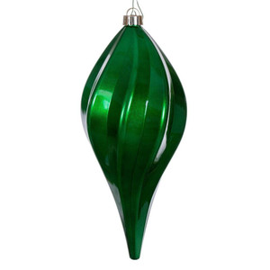 Vickerman N189604DCV 12" Green Candy Swirl Drop Drilled UV