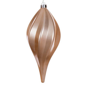 Vickerman N189680DCV 12" Cafe Latte Candy Swirl Drop Drill UV