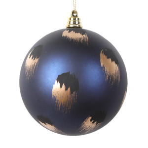  Vickerman MT220731 4" Midnight Blue Brush Strokes Ball 4/Ba 