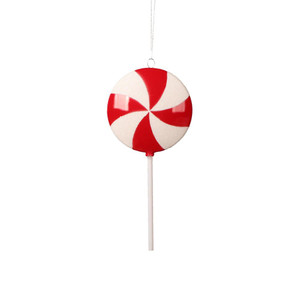 Vickerman MT226703 9" Red Flat Lollipop 6/Bag