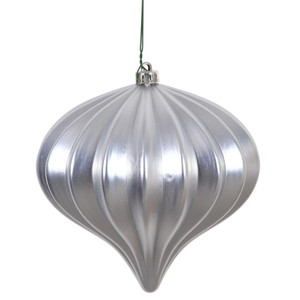 Vickerman N151207DMV 5.7" Silver Matte Onion UV Drilled 3/Bag