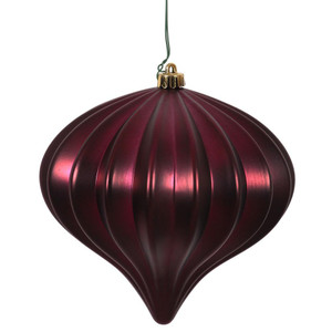 Vickerman N151219DMV 5.7" Wine Matte Onion UV Drilled 3/Bag