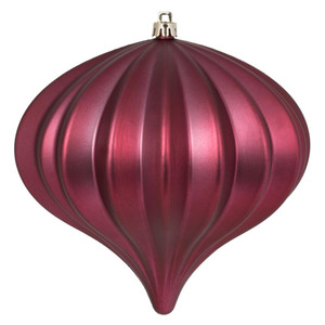Vickerman N151221DMV 5.7" Berry Red Matte Onion UV 3/Bg