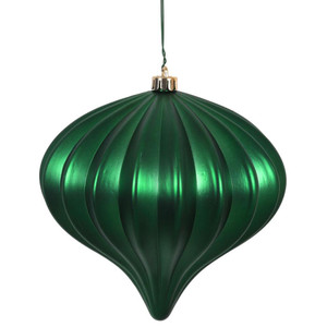 Vickerman N151224DMV 5.7" Emerald Matte Onion UV Drilled 3/Bg