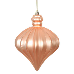 Vickerman N175858D 6" Rose Gold Matte Onion Drop 4/Bg