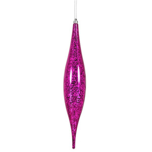  Vickerman N176670 13" Fuchsia Mercury Rain Drop 2/Bg 