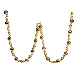 Vickerman N181708 9ft Gold Assorted Ball Garland