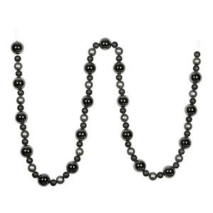 Vickerman N181725 - 9 ft Limestone Ball Christmas Garland - Unlit